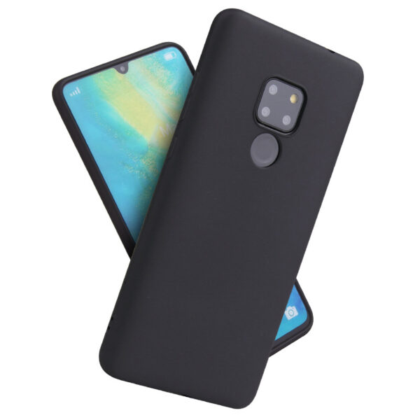 Husa Premium Liquid Silicon Huawei Mate 20 Black