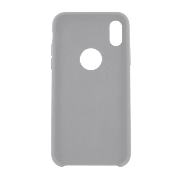 Husa Premium Liquid Silicon Iphone X Grey 3