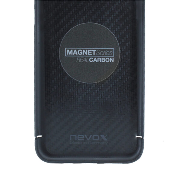 Husa Premium De Carbon Nevox Magnet Apple Iphone Se 3 Iphone Se 2 Negru 3