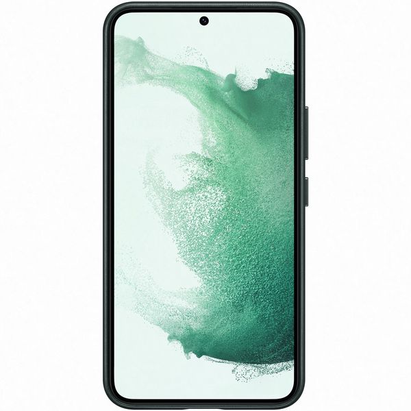 Husa Samsung Leather Cover Pentru Galaxy S22 Green 2