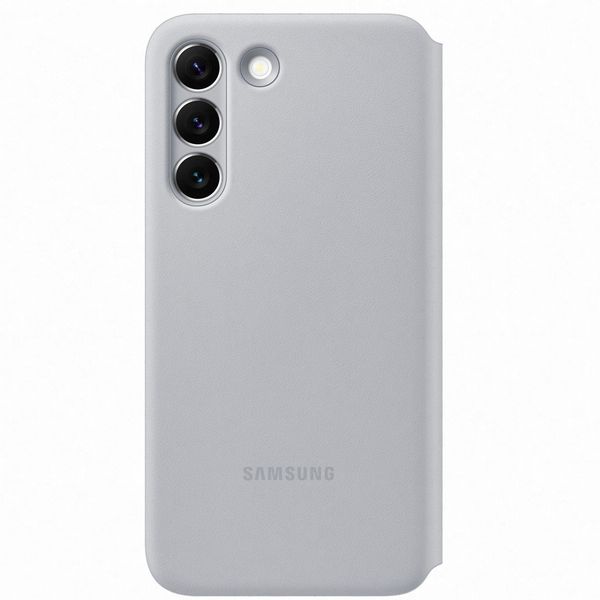 Husa Samsung Smart Led View Cover Pentru Galaxy S22 Light Gray 2