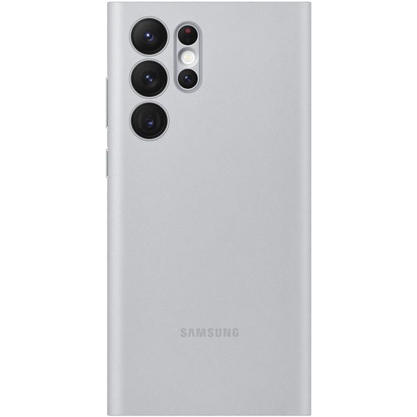 Husa Samsung Smart Led View Cover Pentru Galaxy S22 Ultra Light Gray 2