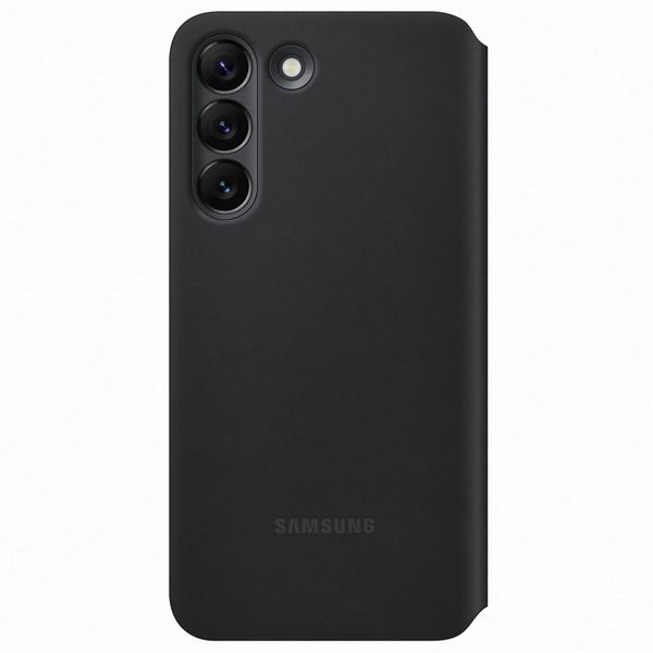 Husa Smart Clear View Cover Pentru Galaxy S22 Black 2