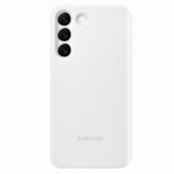 Husa Smart Clear View Cover Pentru Galaxy S22 White 2