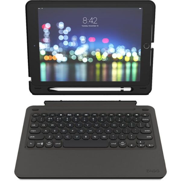 Husa Cu Tastatura Iluminata Zagg Slim Book Go Pentru Apple Ipad 8 (2020) / Ipad 7 (2019) 10.2"