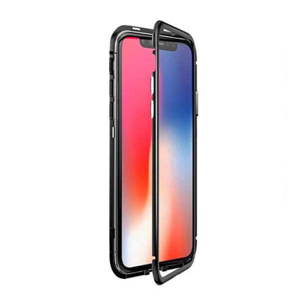 Husa magnetica cu sticla pe spate pentru Samsung Galaxy A30