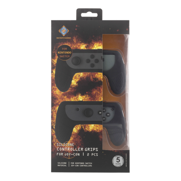 Huse De Protectie Deltaco Gaming Pentru Nintendo Switch Joy Con Negru 3