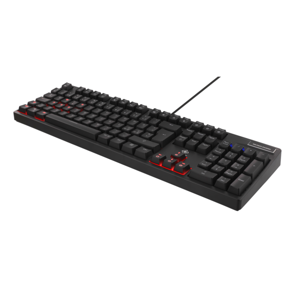 Tastatura Gaming Mecanica Cu Rgb Deltaco Gaming Comutatoare Outemo Red Usb Negru 4