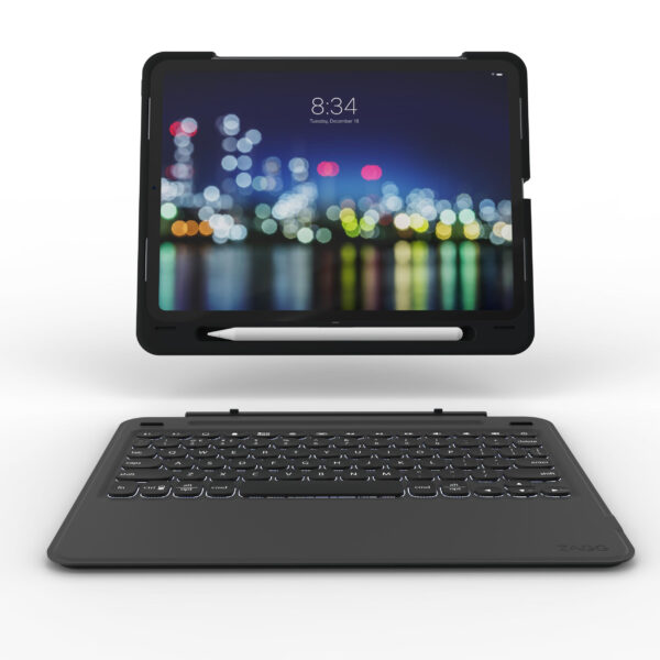 Tastatura Iluminata Zagg Slim Book Go Pentru Apple Ipad Pro 11" (2018) Black