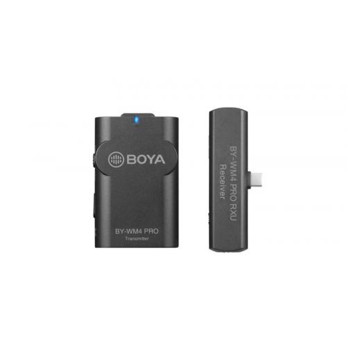 Boya By Wm4 Pro K5 Linie Wireless 2 4ghz Cu Microfon Lavaliera Tx Rx Type C Pentru Android Dslr By Wm4 Pro K5 1