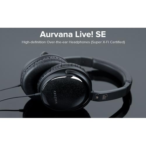 Creative Aurvana Live Se X Fi Headset Black 70zh001000000 1