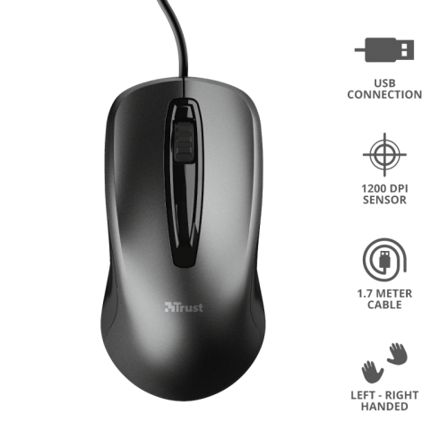 Trust Carve Usb Mouse 23733 1