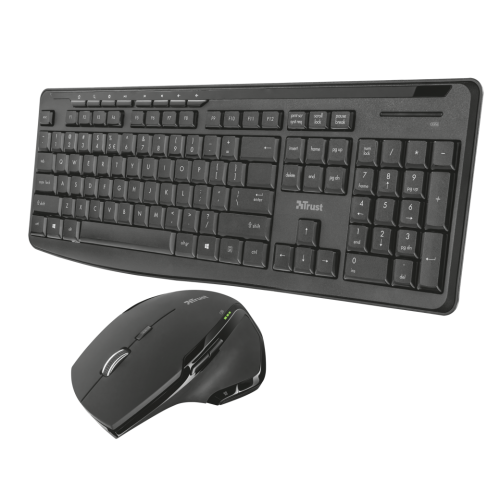 Trust Evo Silent Wireless Keyboard With Mouse 21383 10831 1