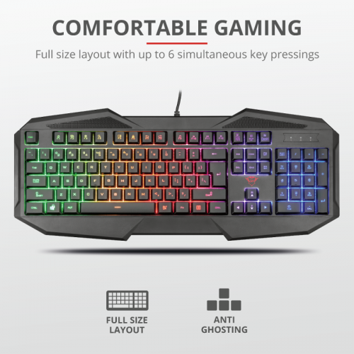 Trust Gxt 830 Rw Avonn Gaming Keyboard Black 21621 3