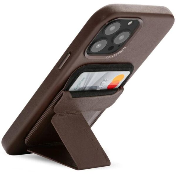 Leather Magsafe Cardstand Sleeve Chocolate Brown Card Sleeve Decoded Bags 767080 720x Square V2