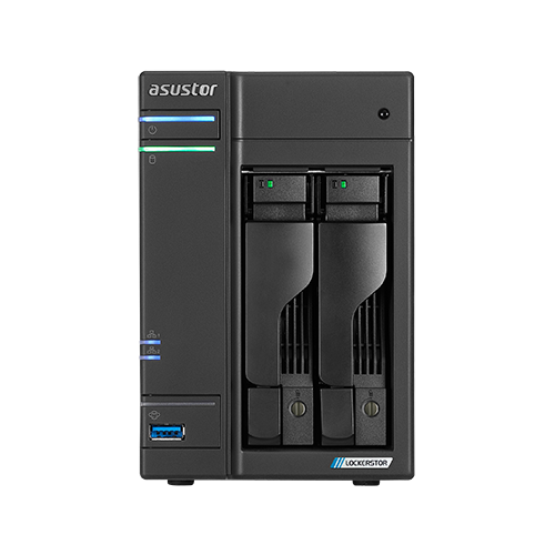 Asustor Nas 2 Bay Intel Celeron J4125 Qc 2 0ghz 4gb M2 Usb 3 2 As6602t 1