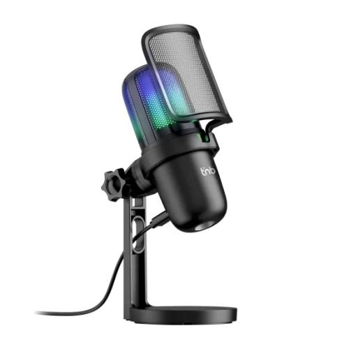 Influence Pro Microphone With Color Led Illumination Black Inmicstdrgb 1