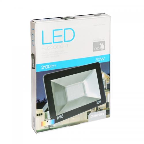 Omega Led Floodlight 4200k 30w Omelf 30w 4200 1