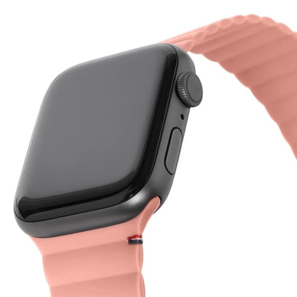 Silicone Magnetic Traction Strap Lite Peach Pearl Apple Watch Strap Decoded Bags 915954 1512x Jpg Square