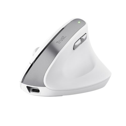 Trust Bayo Ii Ergonomic Wireless Mouse Wht 25398 1