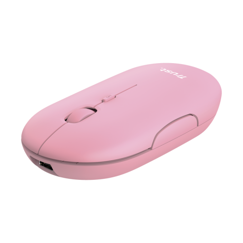 Trust Puck Bluetooth Wireless Mouse Pink 24125 1