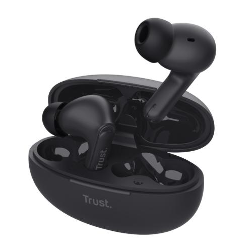 Trust Yavi Comfortable Wireless Bluetooth Earbud Black 25296 1