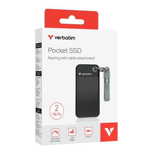 Verbatim Pocket Ssd Usb 3 2 Gen 2 2tb Black Grey 32194 1