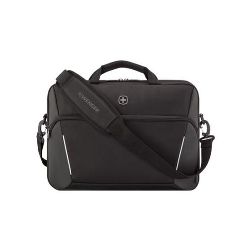 Wenger Xe Compact Brief 16 16 Laptop Briefcase With Tablet Pocket Black 653299 1