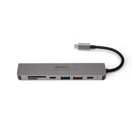 Platinet Hub 7in1 Usb C 3 2 Gen2 10gb S Pmh9997b 3