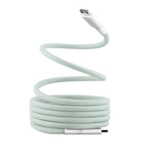 Tnb Usb C Usb C Cable 1 5m Magnetic Sheath Green Tcpdmaggr 1