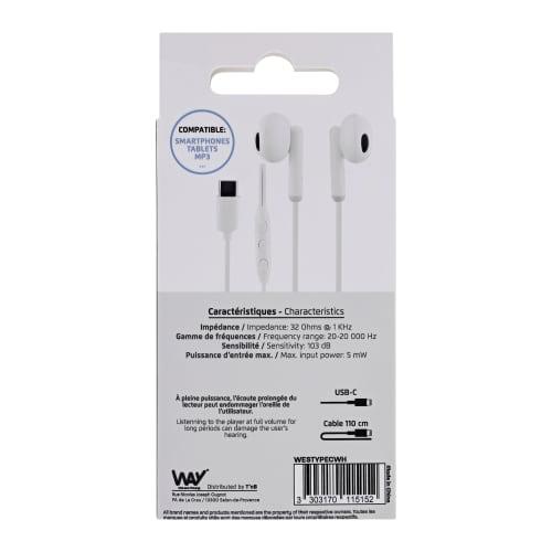 Tnb Way Wired Usb C Earphones Westypecwh 4